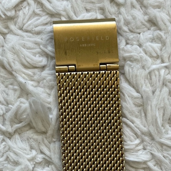 Rosefield Mercer Gold Mesh watch 38mn - Picture 9 of 15